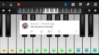 On My Way - Alan Walker, Farruko & Sabrina Carpenter • Perfect Piano App • Tutorial screenshot 2