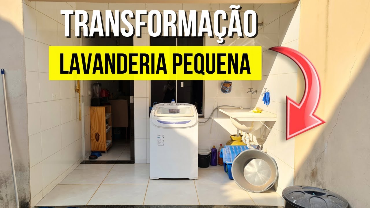 TRANSFORMEI a LAVANDERIA e nem eu acreditei no RESULTADO!! Vem ver como ficou INCRÍVEL!!