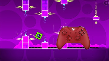 how to use controller on geometry dash #videos #geometrydash #bluetoothcontroller #xboxcontroller