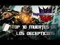 Top 10 Muertes de los Decepticons - TopTransformers