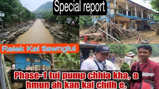 Aizawl phase -1, tui pump chhia Aizawl ah tui thlakhat chhung haw rih dawn lo report kim chang..