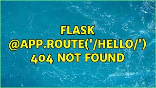 Flask @app.route('/hello/＜name＞') 404 Not Found
