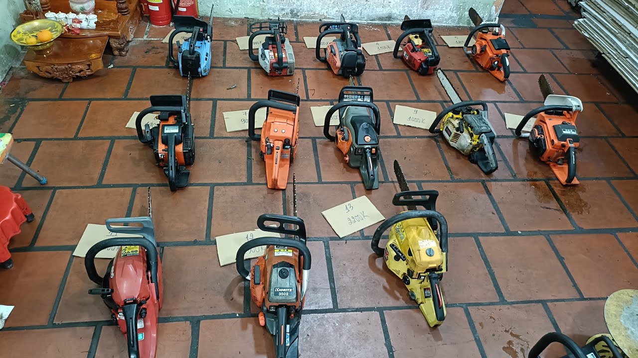 7/3 Lô Cưa 13 Máy Hàng Bãi Nhật Giá Sỉ... G3500, Echo 3502, Makita, Tanaka, Shindaiwa... ☎0942585845
