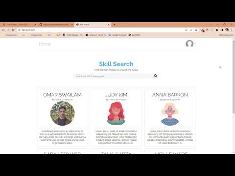 CS50's final project: Skill Search | By : Omar Swailam