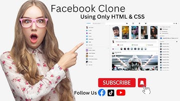 How i Clone Facebook Using Only HTML & CSS