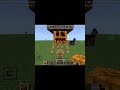 Minecraft scarecrow build hacks #shortsdiscover