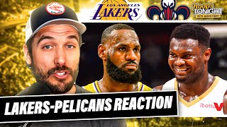 Lakers-Pelicans Reaction: LeBron James \& LA survive, set to face Nuggets | Hoops Tonight