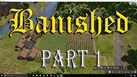 Banished Gameplay Walkthrough PC HD - Tutorial How To Survive The First Year [ PC HD ]