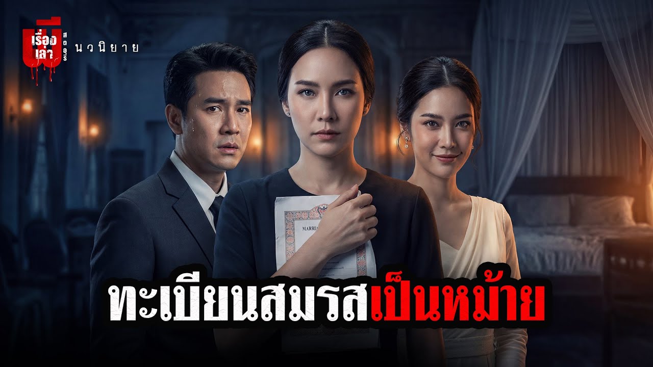 ทะเบียนสมรสเป็นหม้าย (เรื่องเล่าผีสตอรี่) เมียตัวจริง โผล่งานแต่งผัวกับแฟนใหม่ เจ้าสาวแทบช็อค