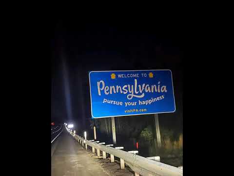 Pennsylvania Welcome Sign Pic Pursue Your Happiness Youtube