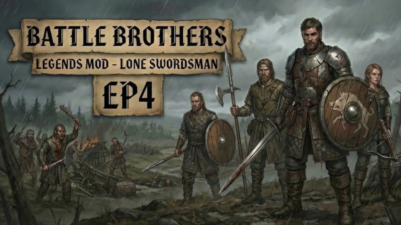 Battle Brothers Legend mod 2025 EP.4สร้างชื่อเสียง ปราบโจร เพื่อ