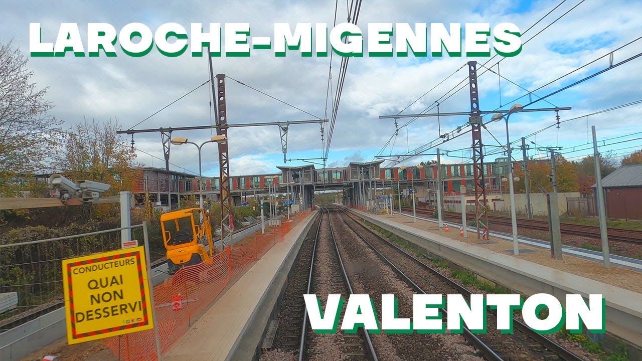 Cabride de LAROCHE-MIGENNES à VALENTON. 1900 tonnes à 120km/h en BB26000 !