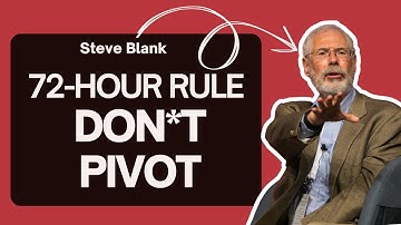 Pivot or Proceed? How to Decide in 72 Hours to See Why