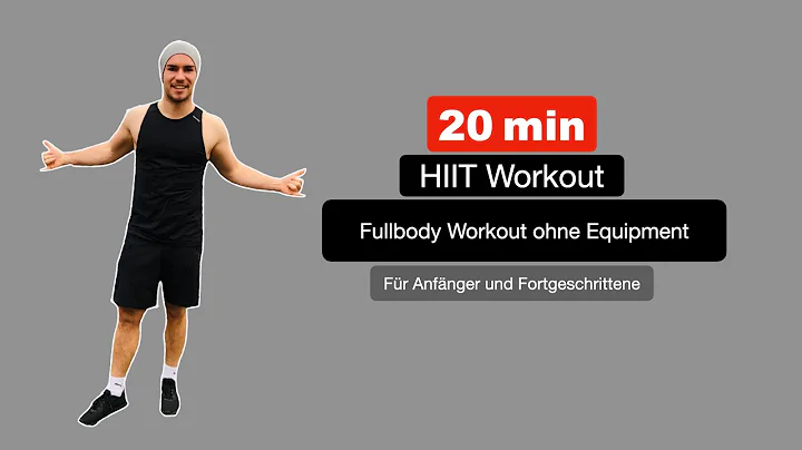 20 min HIIT Workout fr Anfnger & Fortgeschrittene....