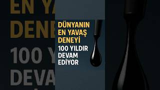 Dünyanın En Yavaş Deneyi 100 Yılda Sadece 9 Damla
