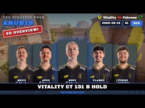 Vitality CT 131 B Hold vs Falcons - Anubis - IEM Cologne Major 2026