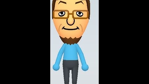 Nintendo CPU Wii/Switch Mii Character: Daisuke Mii