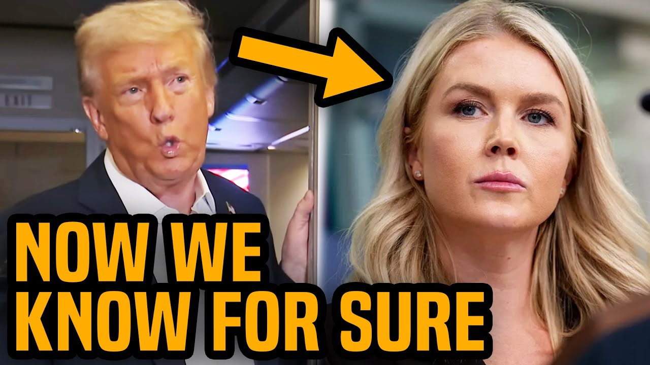 Trump admits SICK SECRET about Karoline Leavitt