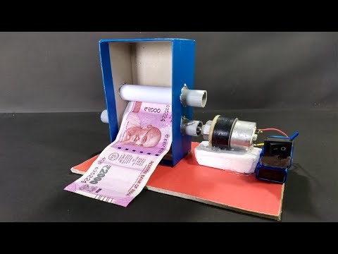 How To Make A Electric Money Printer || DIY Magic Printer