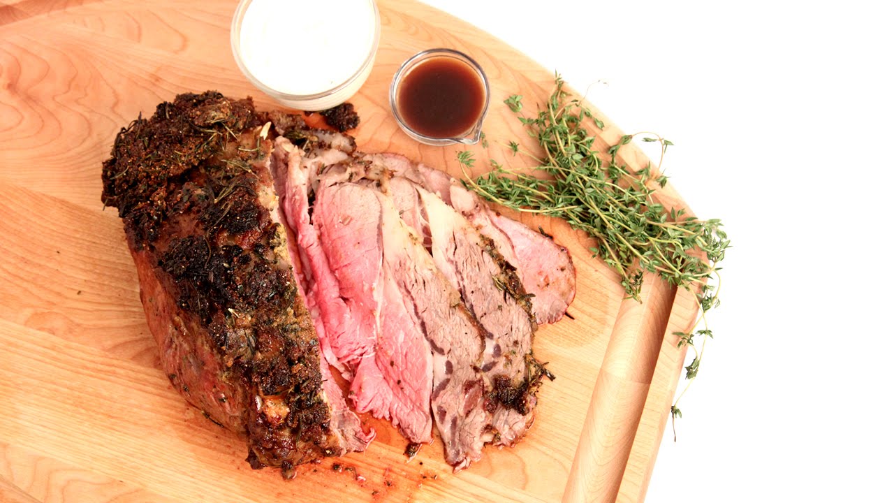 Roasted Prime Rib Recipe - Laura Vitale - Laura in the Kitchen Episode 855