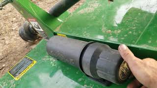 john deere 1025r and the rt1149 rotary tiller