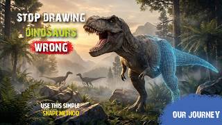 Stop Drawing Dinosaurs Wrong Use This Simple Shape Method