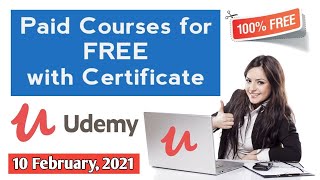 Udemy Free Online Courses with Certificate | Udemy 100% OFF Coupons | Udemy Free Courses