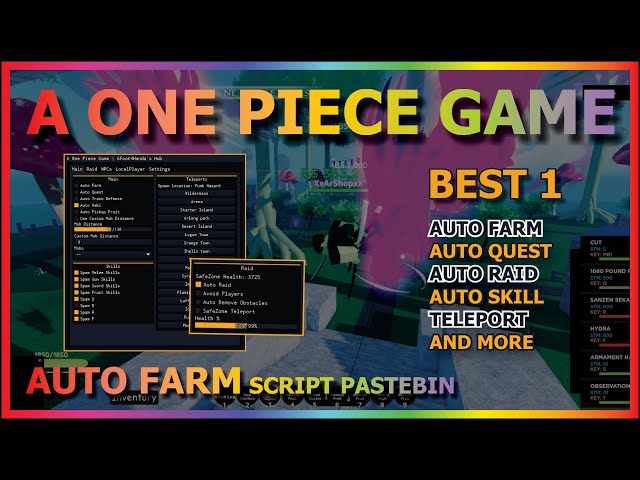 A One Piece Game Script - LeadMarker - AUTOFARM, FRUIT HOPPER & MORE!