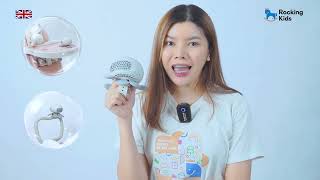 พัดลมติดรถเข็นเด็ก ไร้ใบพัดใช้งานได้ทุกพื้นที่ ทุกเวลา | Apramo Aero Jelly Stroller Fan