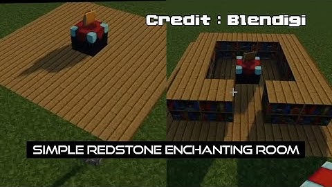 Minecraft : Simple hidden Redstone Enchanting room (Tutorial) | See you in 2021| RickyAssassinGamer