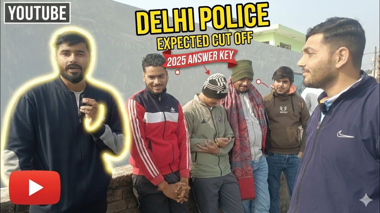Delhi police Expected Cut off ????  2025 Answer key Gaurav Kumar 