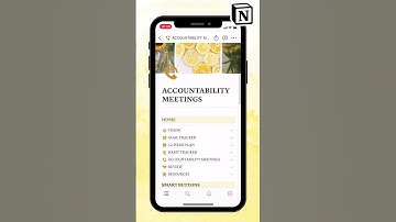 12 week a Year Planner Notion Template #notion #shorts #shortvideos