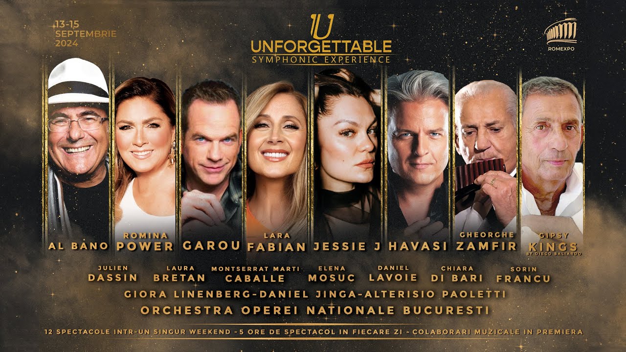 Unforgettable Festival: 3 zile de magie muzicală cu artiști