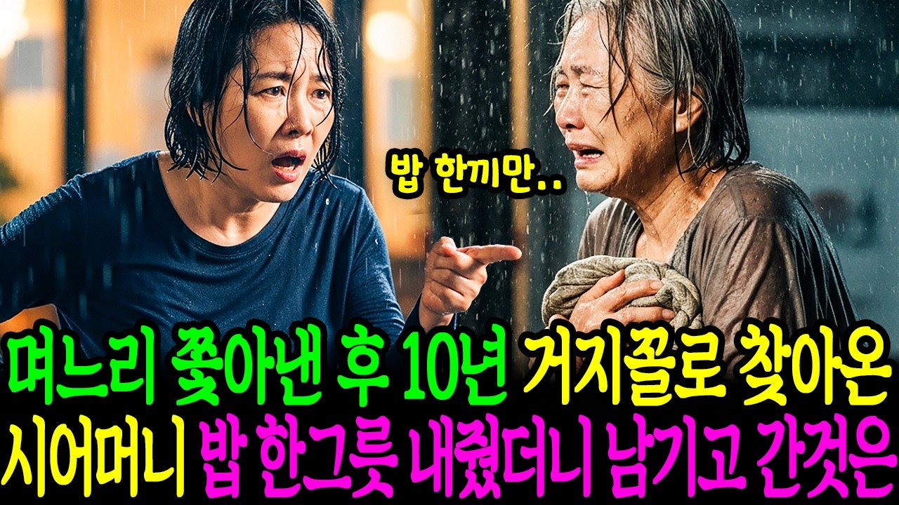 며느리 쫓아낸 후 10년, 거지꼴로 찾아온 시어머니 밥 한그릇 내줬더니 남기고 간 것은... | 감동사연 | 사연라디오 | 오디오북