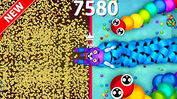 SNAKE IO🐍 RAINBOW 🌈 SNAKE IO🐍 vS 💀 MONSTER HOPPY EPIC SNAKE.IO 🐍 BEST / FUNNY GAMEPLAY !