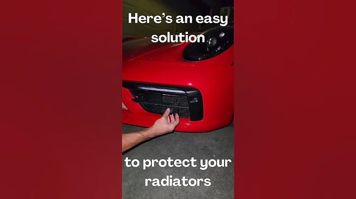 Porsche 991 (992) radiator guard #automobile #porsche911 #3dprinting