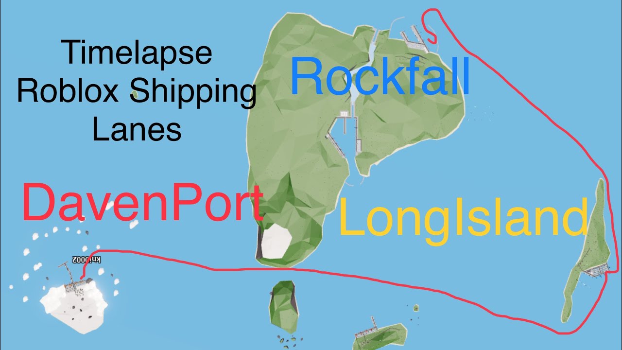 Timelapse Roblox Shipping Lanes YouTube