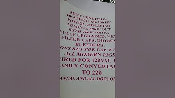 HEATHKIT SB-200 demo and test