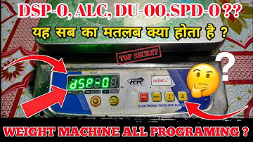 Master weighing machine programming 🤫😱 #weighingscale # calibration #settings