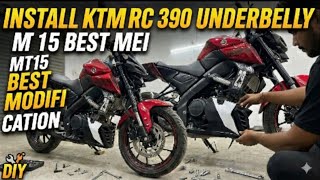 How to Install Underbelly on MT-15 + Complete Wrap | Aggressive Look Upgrade| flyingbeast155