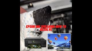 Epson ink smearing how to resolve