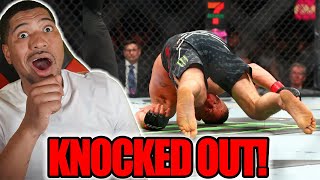 THE BEST FIGHT ON THE UFC 300 CARD!! JUSTIN GAETHJE VS MAX HOLLOWAY! EPIC KNOCKOUT REACTION!