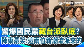 驚爆國民黨藏台派臥底？陳東豪笑翻喊：這兩位根本新潮流派來的！蘇巧慧民調狠追李四川 他直指「307」成藍營大災難｜三立新聞網 SETN.com