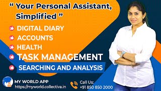 Introducing My World App: Your All-in-One Digital Diary and Personal Assistant screenshot 2