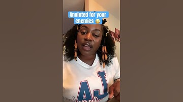 Anointed for your enemies. #pray #bless #overflow