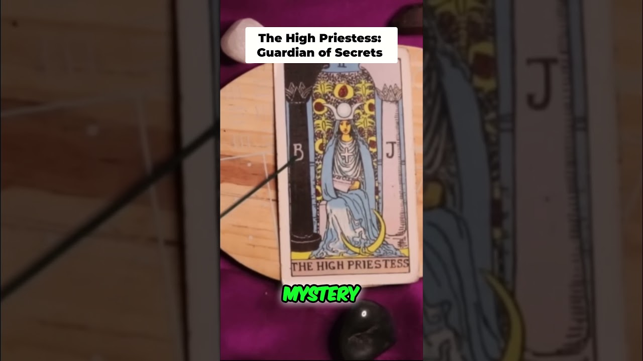 High Priestess Unveiling the Silent Guardian of Hidden Truths #mrcosmic #tarot thumbnail