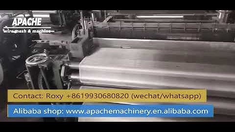 Shuttleless Weave Window Screen Mesh Machine