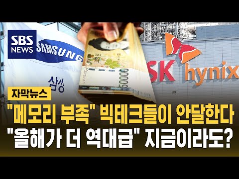 "메모리 부족" 절규에 또 몸값 폭등…'삼전닉스'에 안달하는 빅테크 (자막뉴스) / SBS