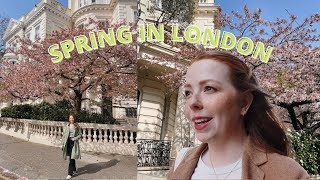 Spring in London Vlog | all i want is bubble tea and cherry blossoms #londoncherryblossoms