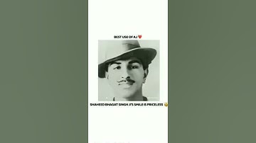 SHAHEED BHAGAT JI SMILE || JAAT DEVTA || VEER BHAGAT SINGH STATUS